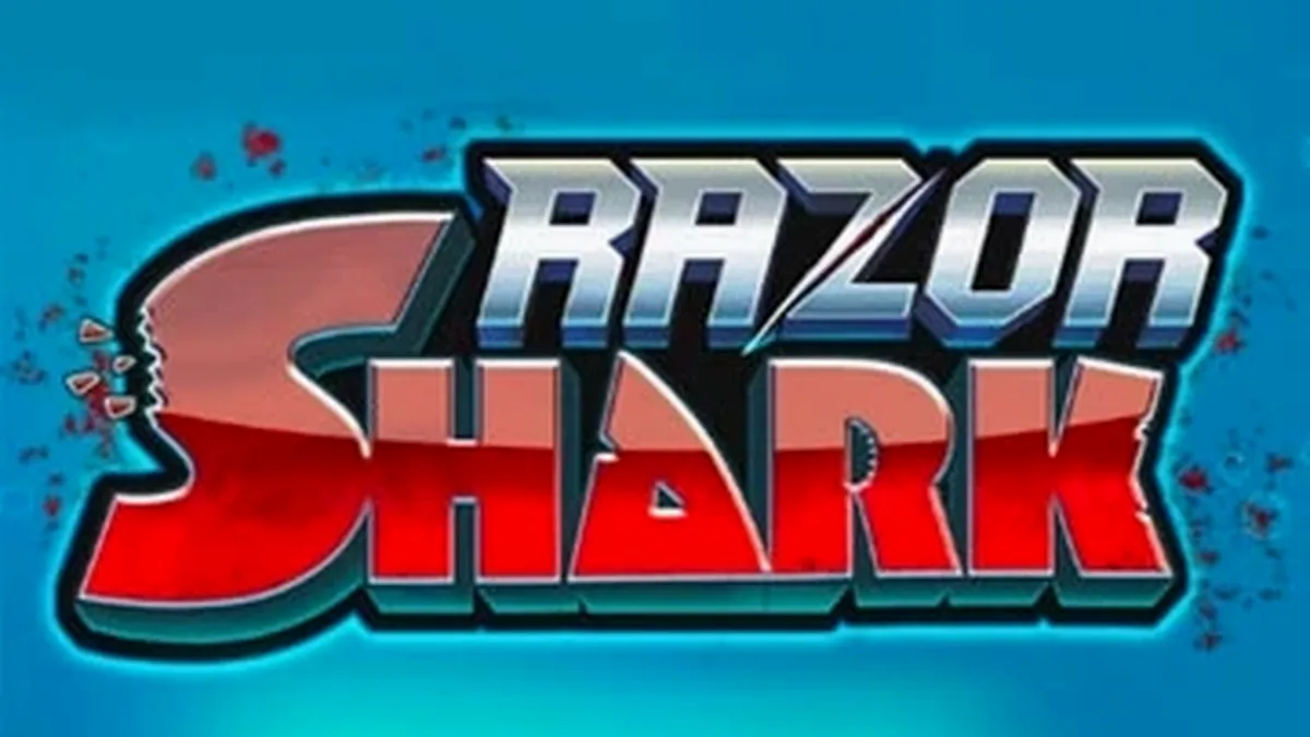 ภาพกราฟิกฉลามดุร้ายในเกมสล็อต Razor Shark