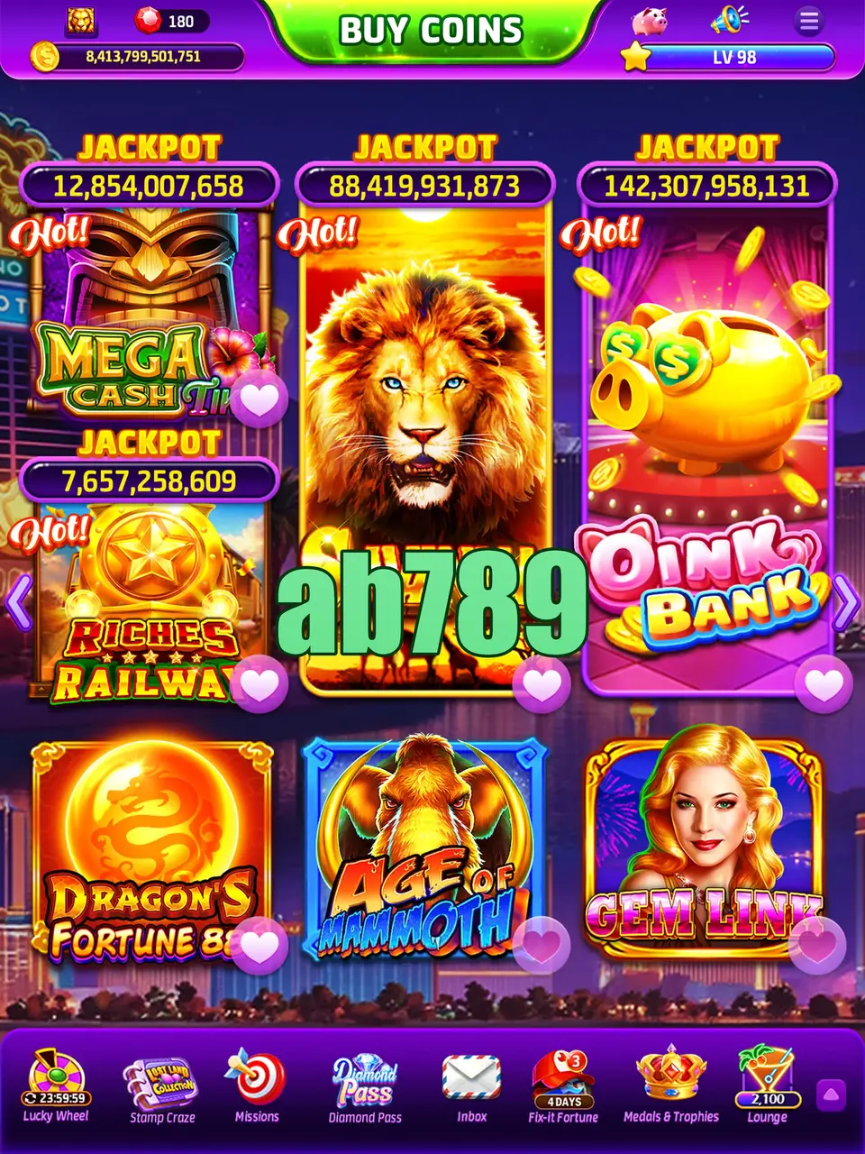 ab789 ภาพหน้าจอ ทางการ APK
